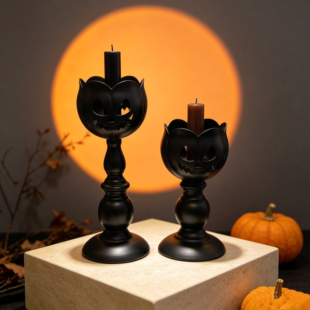 Halloween Retro Cast Iron Candle Stand