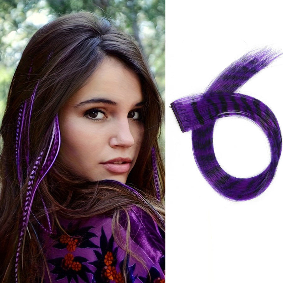 Ear-hook dye wig teemdrop