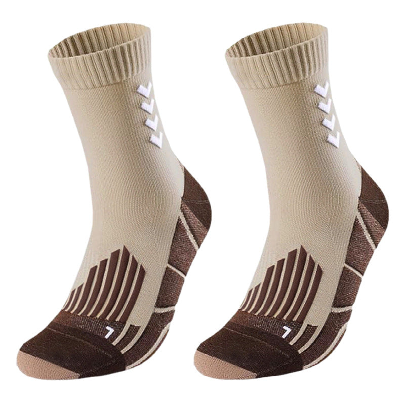 Shock-absorbing high-top sports socks teemdrop