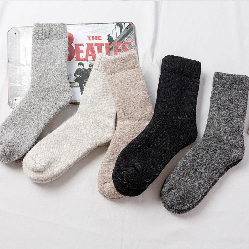 Men's and Women's Wool Blend Warmth-Keeping Winter Socks teemdrop