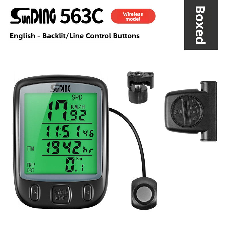 Bicycle Speedometer with Luminous Display