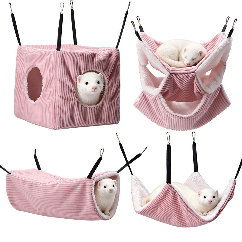 4-Piece Pet Cage Hammock Set