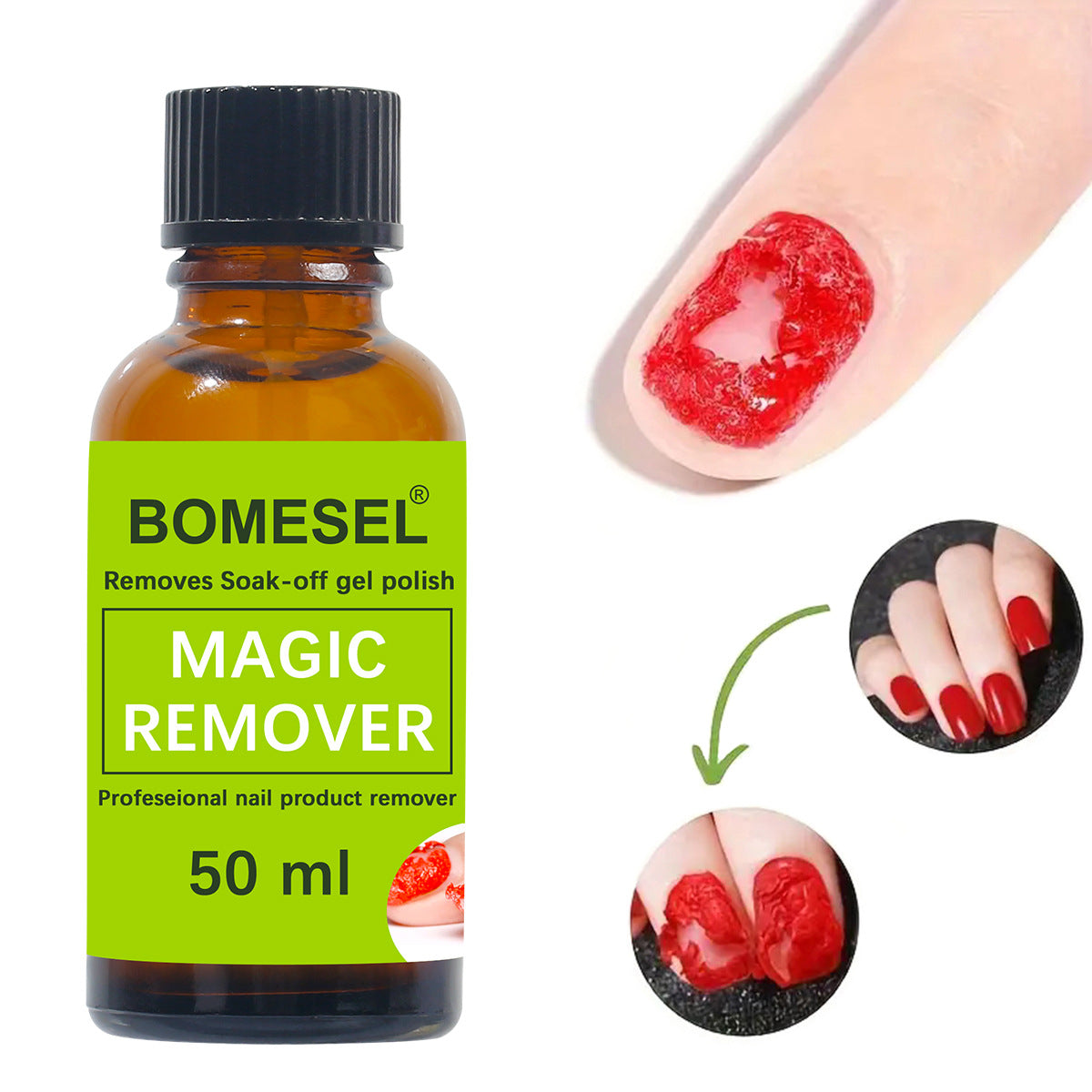 Glitter nail remover gel teemdrop