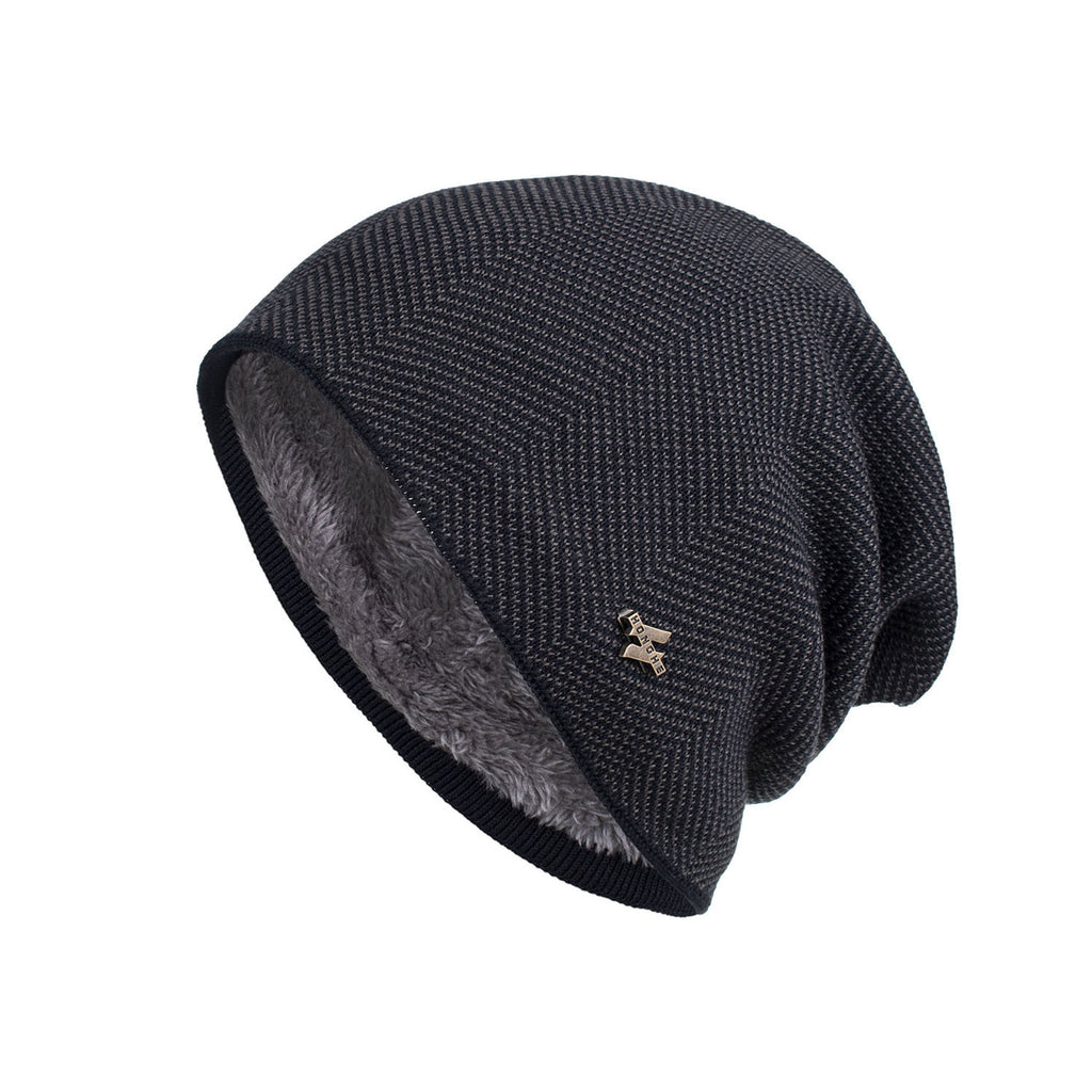 Fleece Lined Knitted Winter Hat