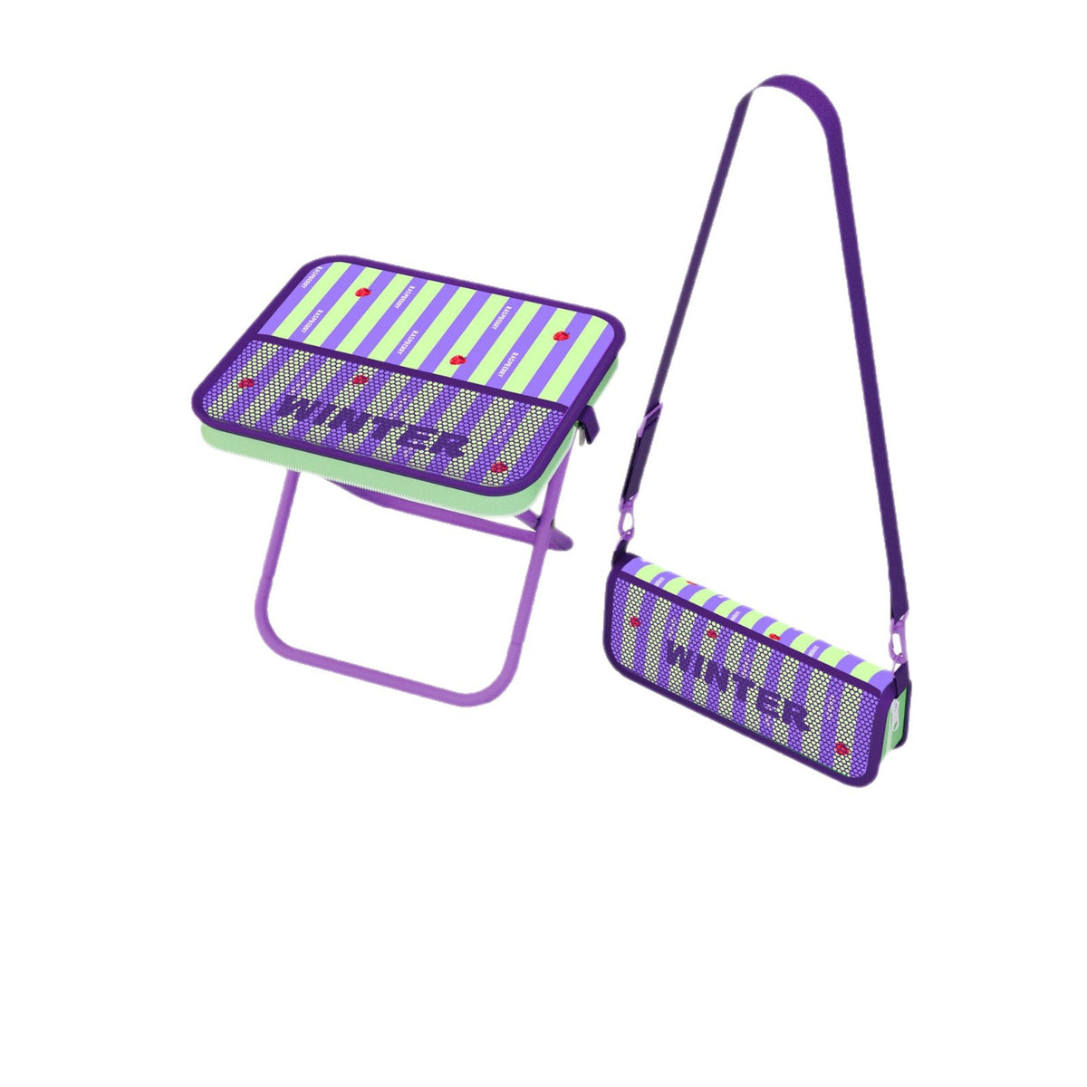 Portable Pencil Case Foldable Stool teemdrop