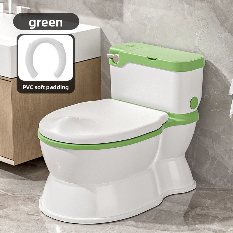Children Simulated Flushing Sound Toilet Trainer