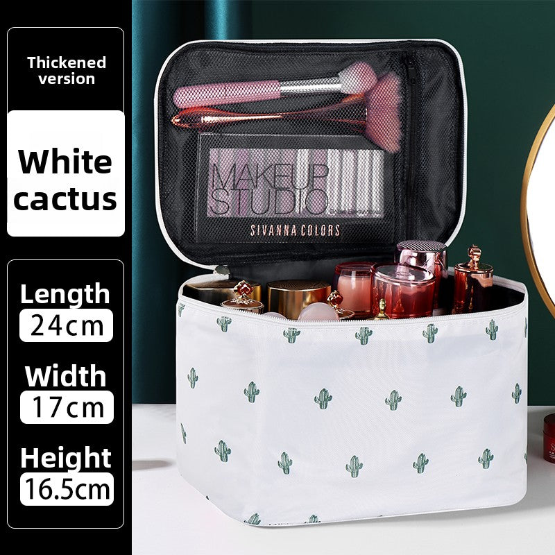 Newly Upgraded Extra Large Cosmetic Bag Portable 2021 New Skin Care Product Cosmetics Bag Travel Heightened Waterproof Cloth Bag for Women