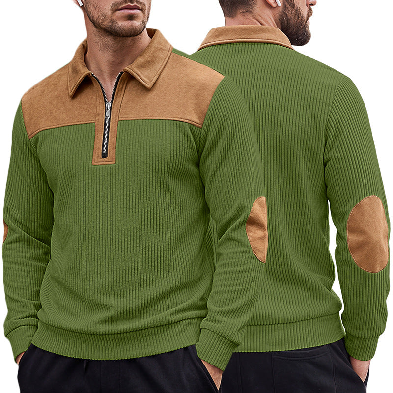 autumn and winter zip-up sweatshirt teemdrop