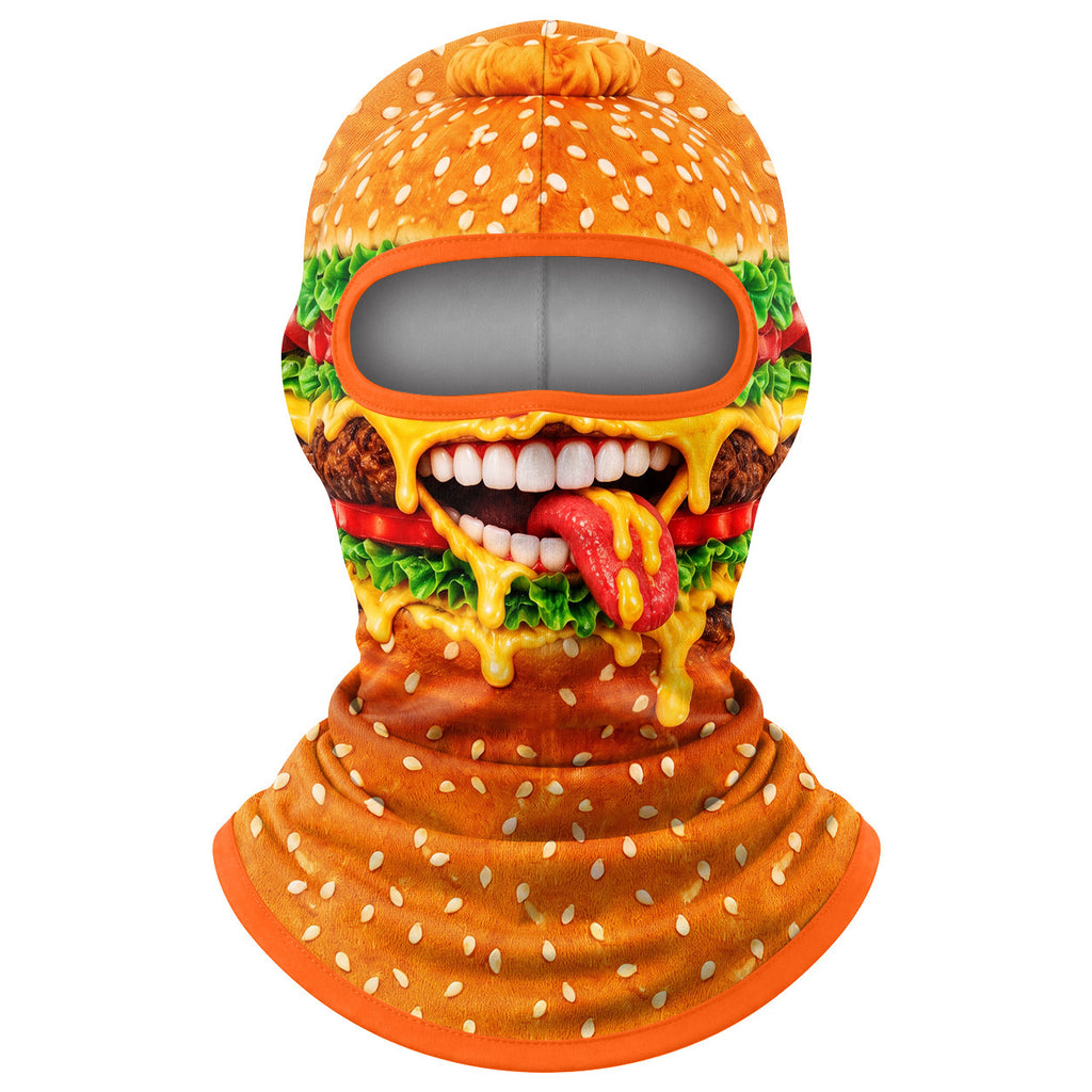 3D Digital Printed Milk Silk Balaclava Ski Motorcycle Face Mask teemdrop