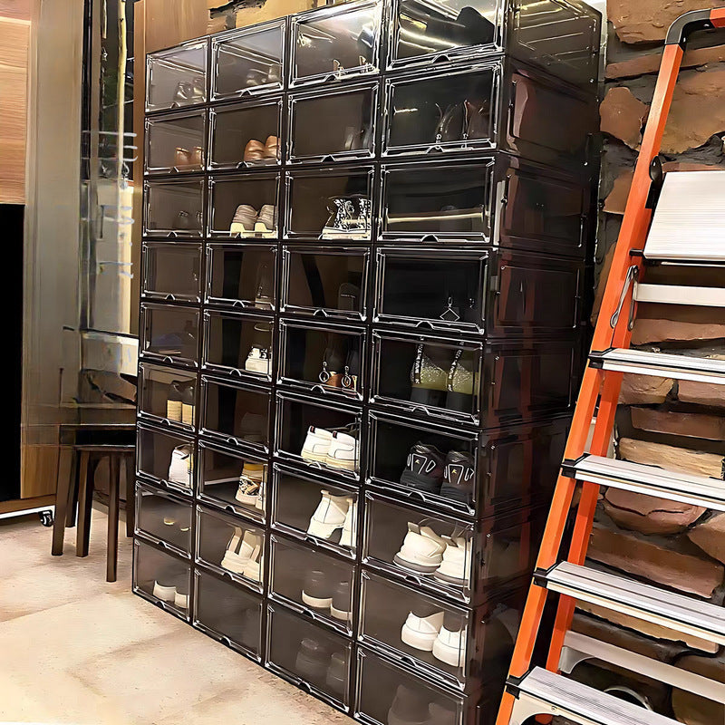 Transparent Stackable Shoe Storage Box