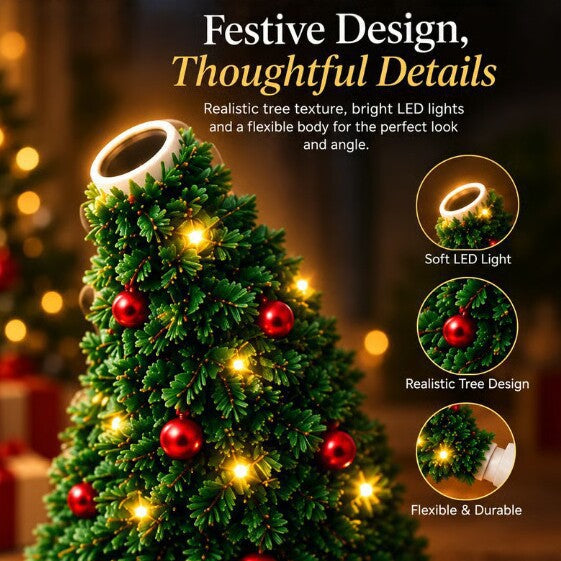 Christmas tree projection light, a creative Christmas tree USB projection lamp
