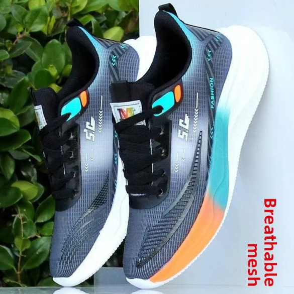Mens Breathable Running Casual Shoes
