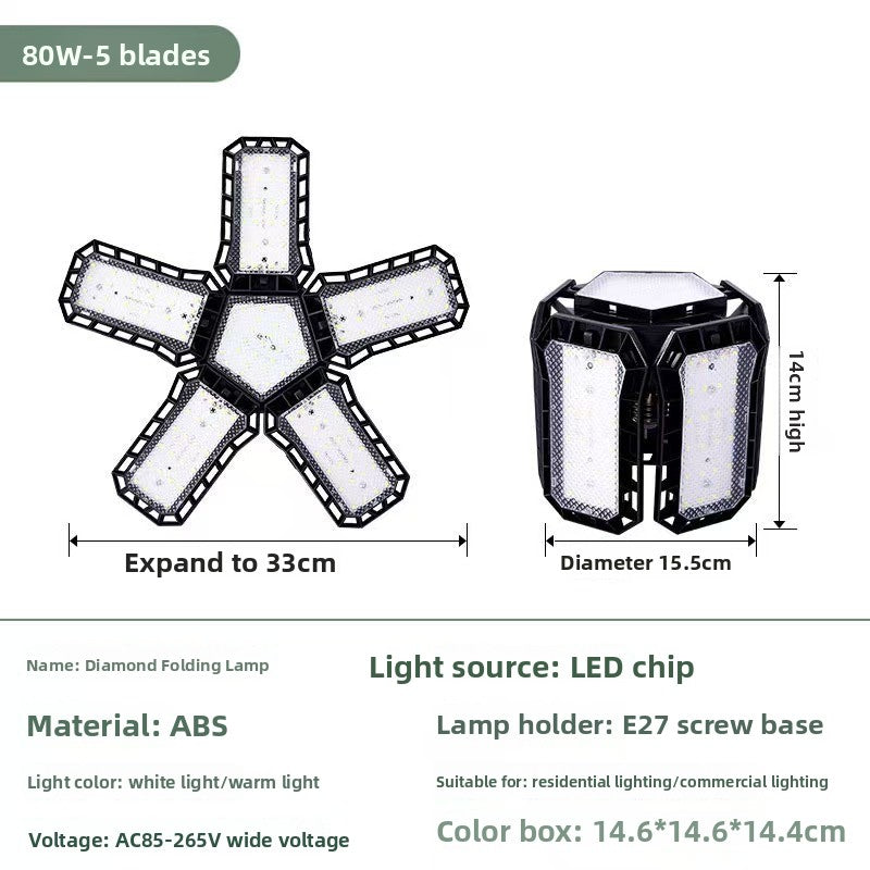 Flexible lamp folding bulb lamp teemdrop