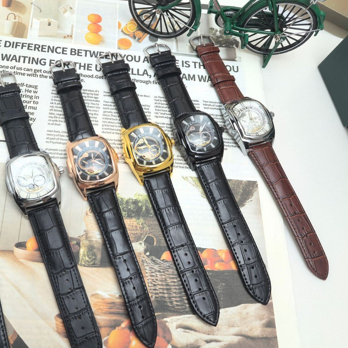 Waterproof luminous quartz watch teemdrop