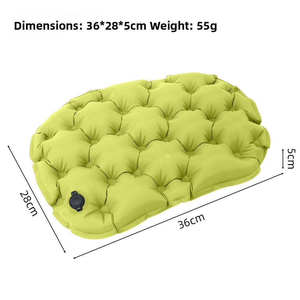 Self-Inflating Cushion Foldable Ergonomic Seat Pad