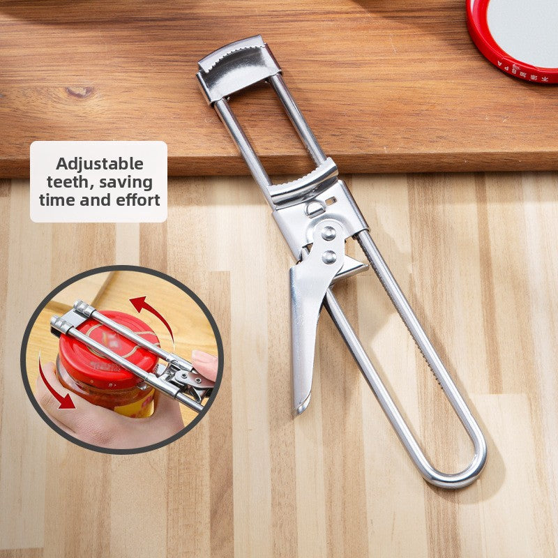 Stainless steel bottle opener