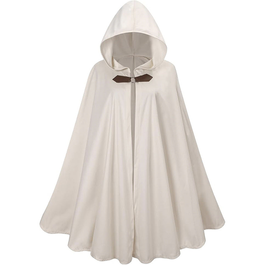 Double-Sided Wearable Polyester Hooded Cape for Halloween and Christmas Costume