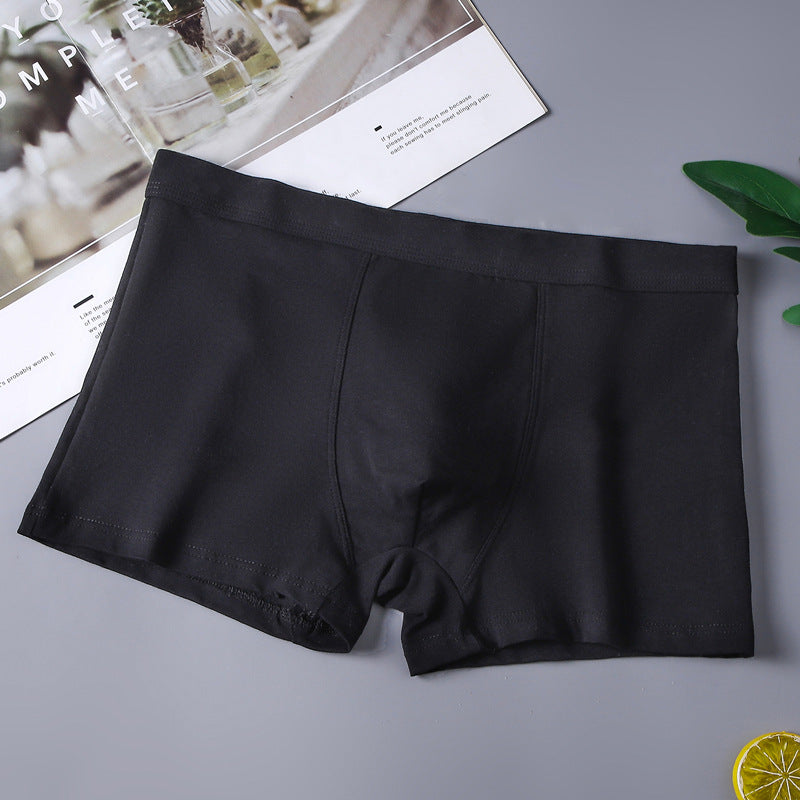 Men's Pure Cotton Antibacterial Loose Boxer Briefs
