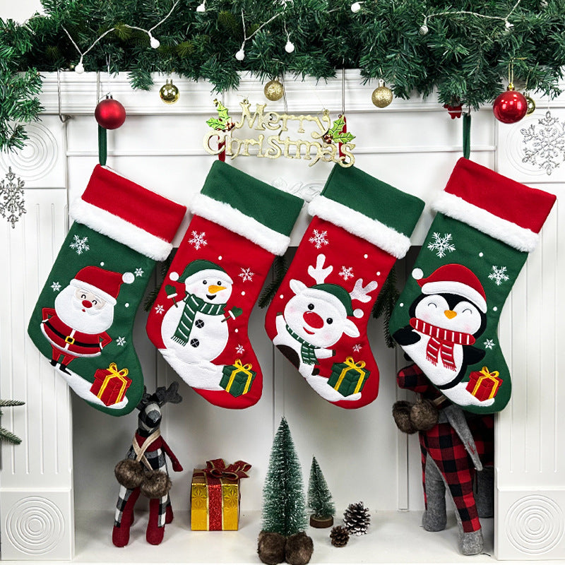 Christmas Tree Decorations Snowman Elk Penguin Pendant