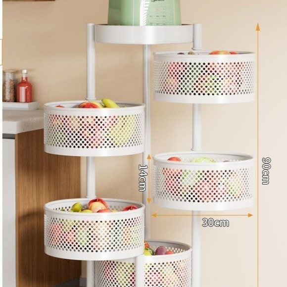 Square and round frame storage rack