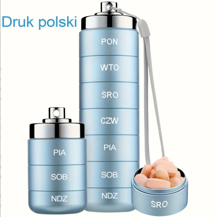 Waterproof Aluminum Alloy Medicine Organizer