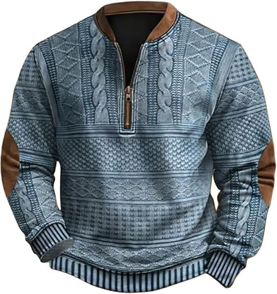 Fashion half-zip men's sport shirt