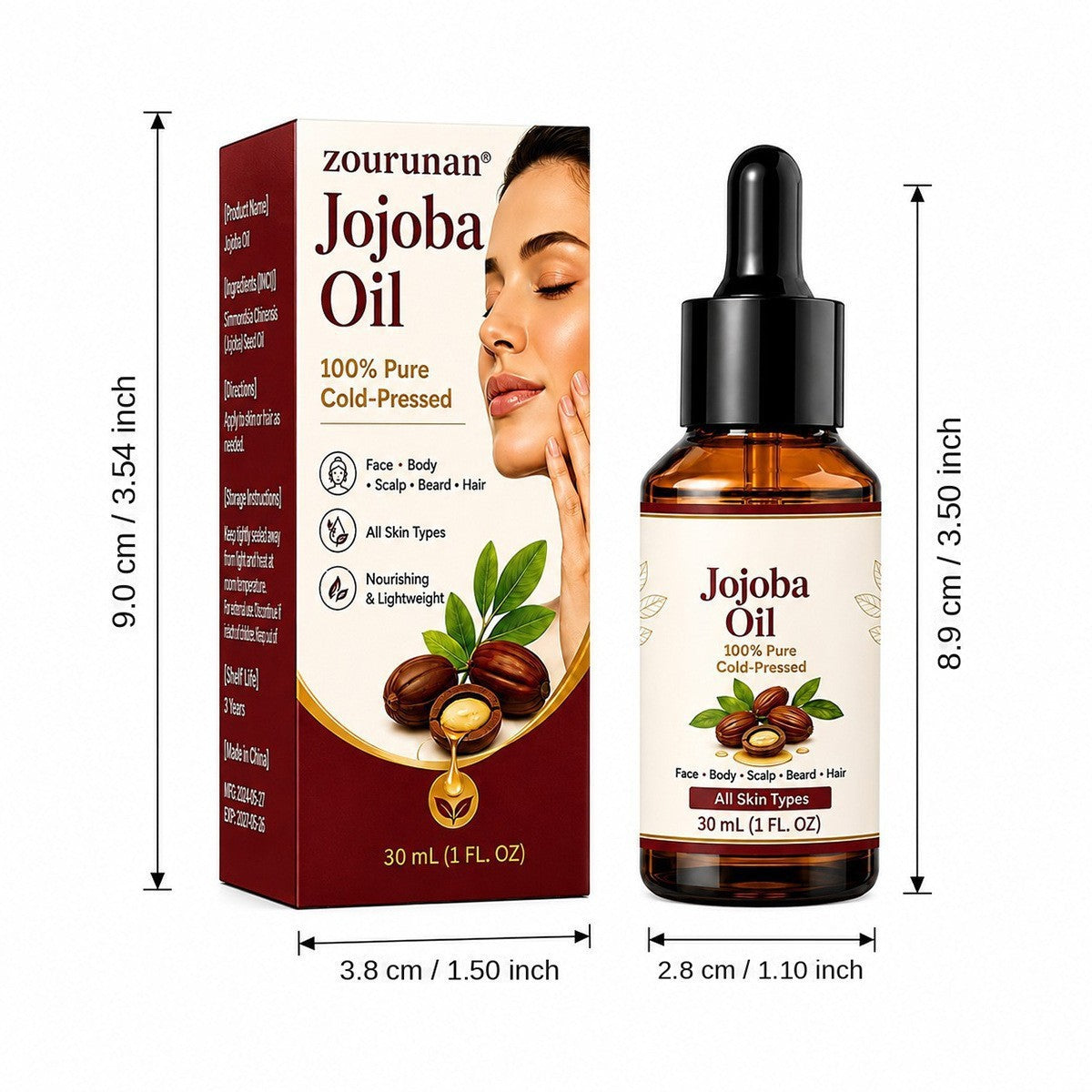 Ginger body massage oil teemdrop
