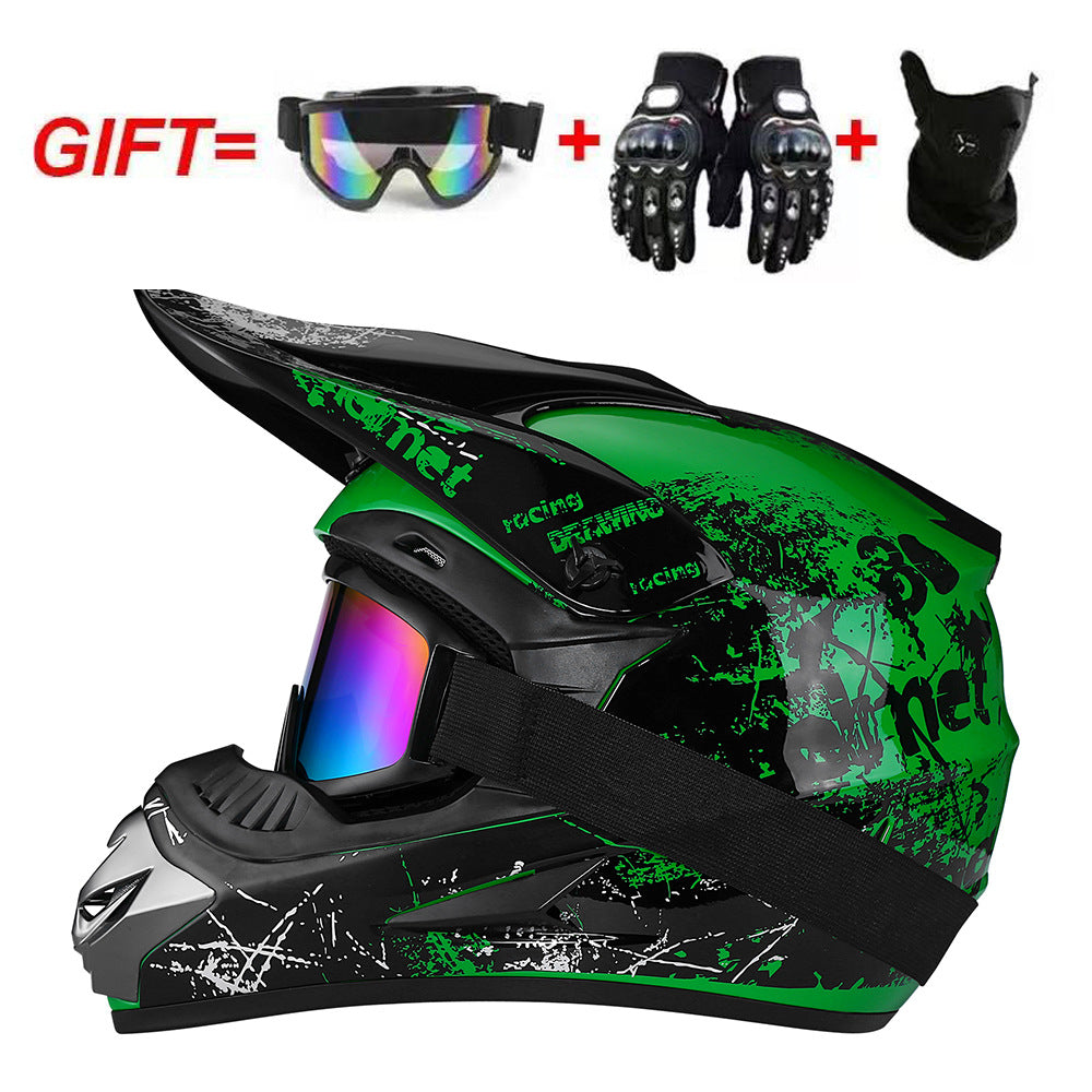 Motorcycle helmet teemdrop
