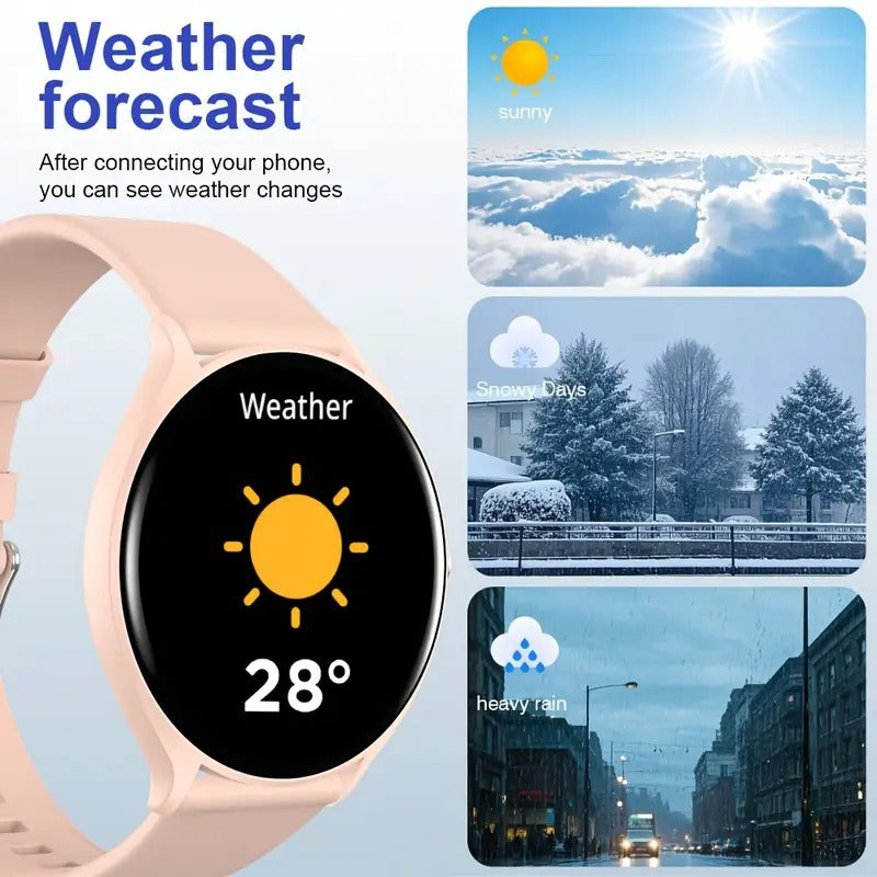 Touchscreen Smartwatch with Bluetooth Calling and Health Fitness Tracking