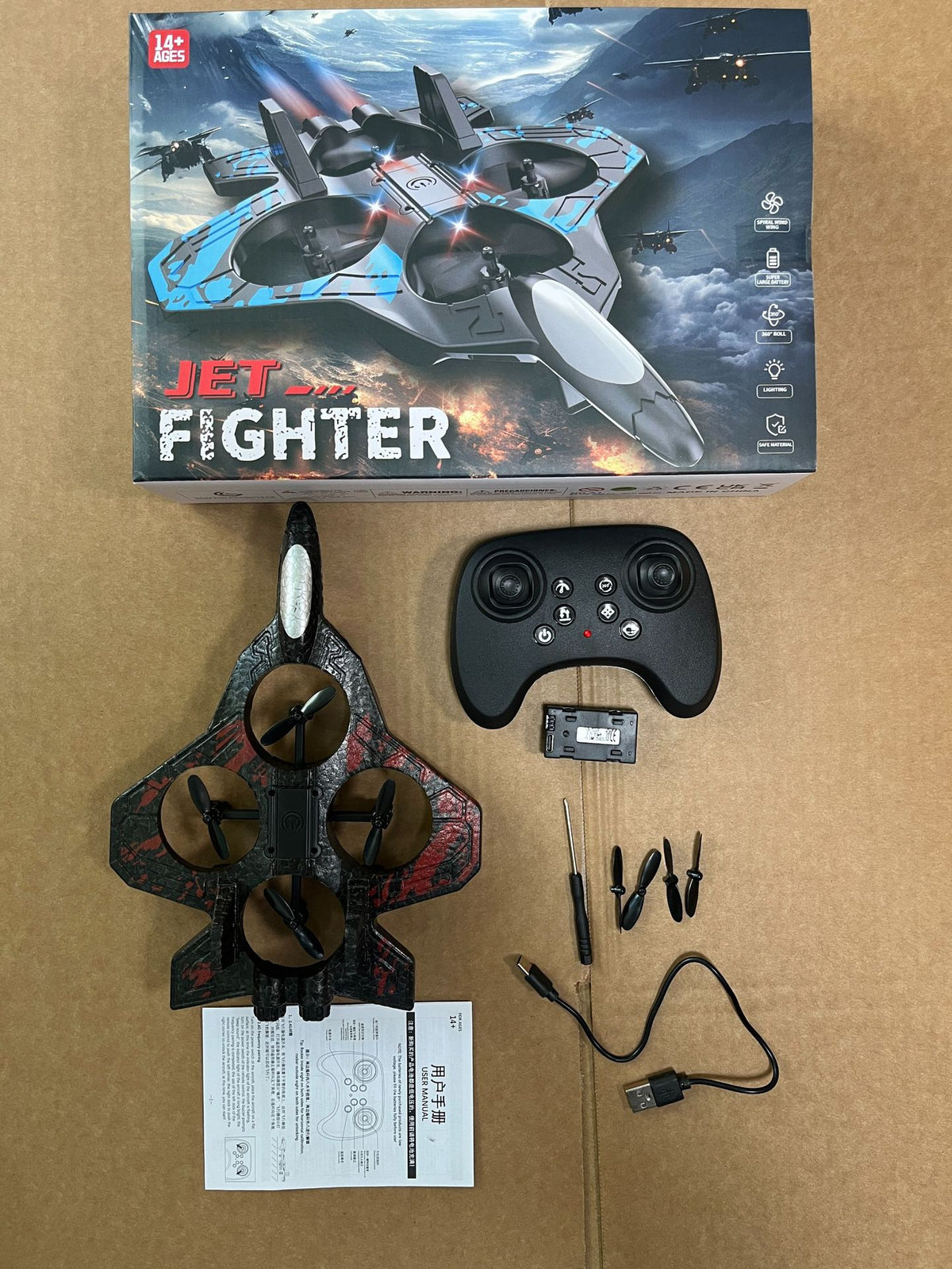 Crash-Resistant EPP Foam Remote Control Airplane
