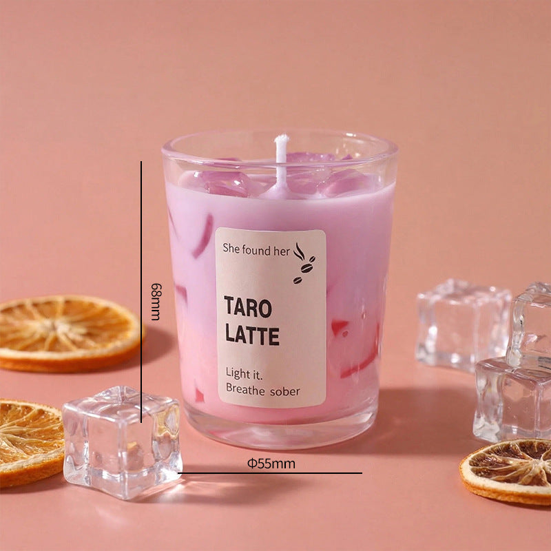 Creative Matcha Cup-Shaped Jelly Wax Scented Candle