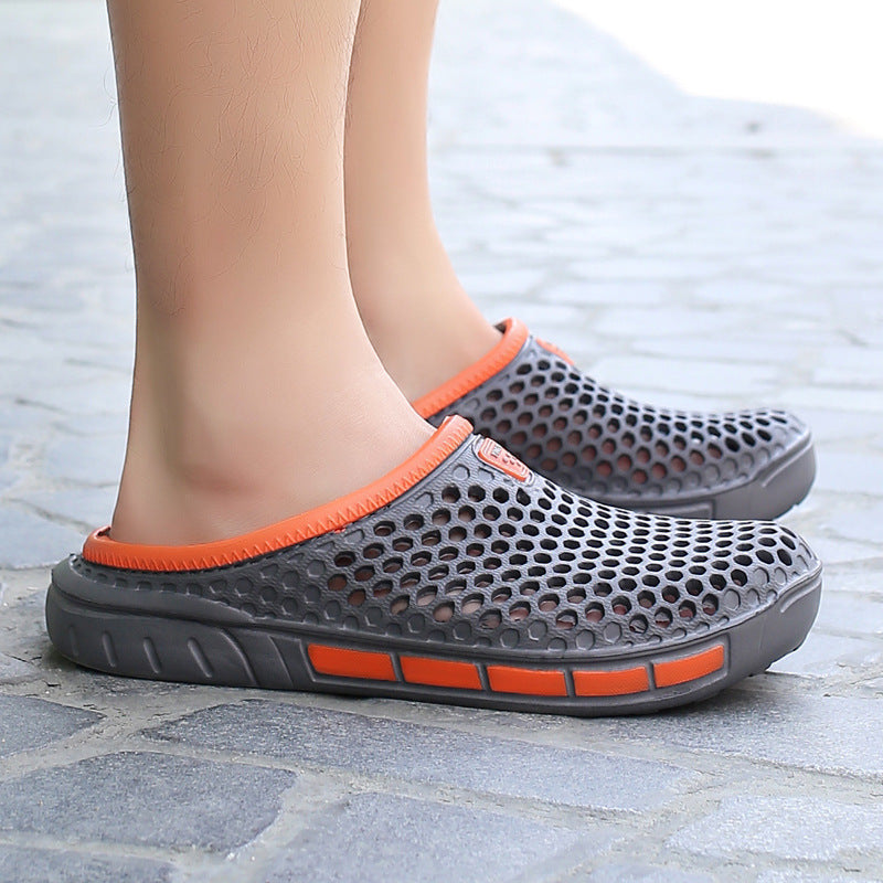 Men's Breathable EVA Driving Beach Sandals Slip-On Summer Shoes teemdrop