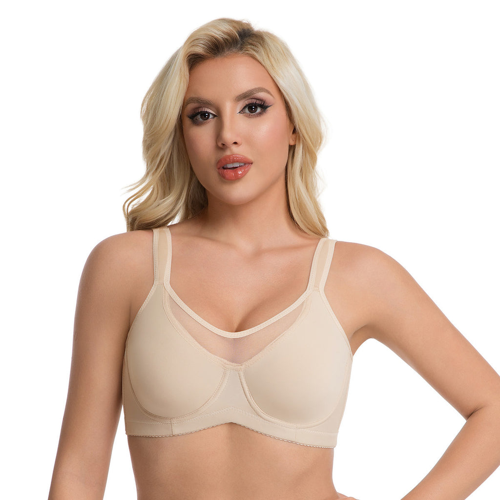 Underwear Women's Gap Strapless Non-Sponge Rings Adjustable Push-up Ultra-Thin Bra teemdrop