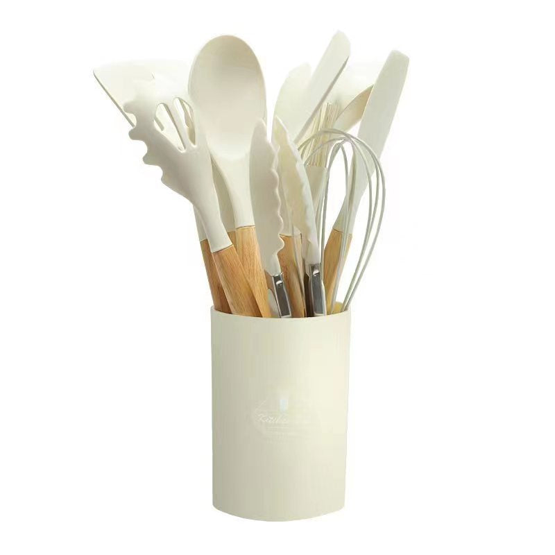 Wooden Handle Silicone Kitchenware