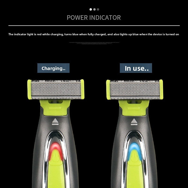 Double-edge toothbrush hair trimmer