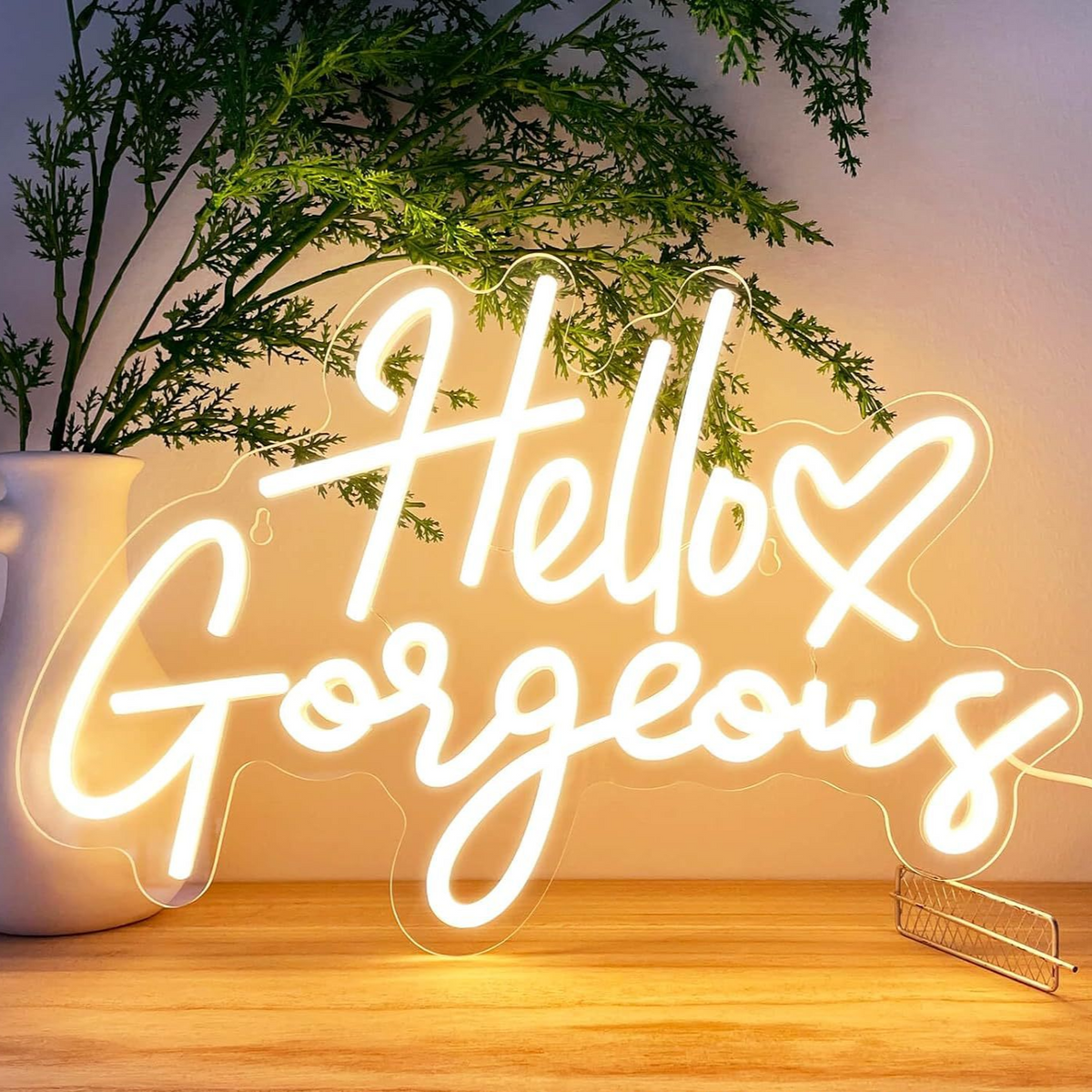 LED Neon Sign Wall Decor Acrylic Light teemdrop