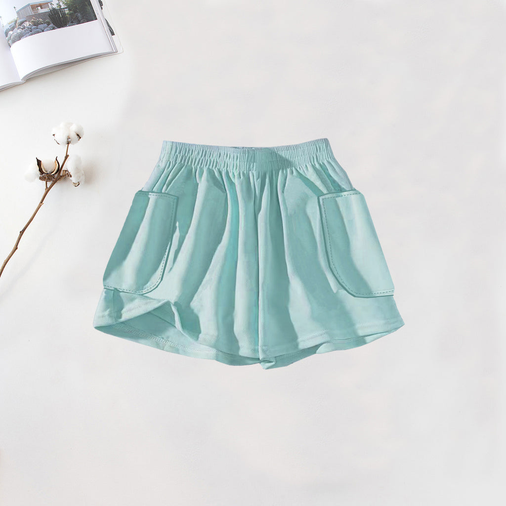 Cotton Home Pants Pajama Pants Women's Summer Shorts Loose Casual Home Outer Wearing Thin Double Pockets