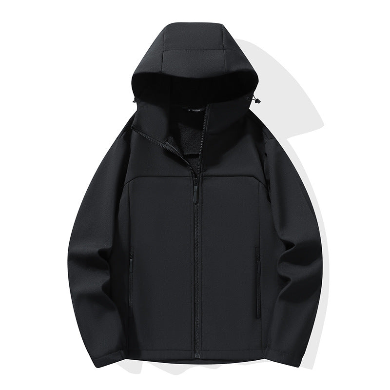 Soft-shell coat teemdrop