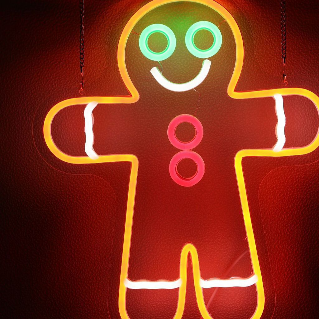 Dimmable LED Neon Light for Christmas Party Wall Decor USB Powered teemdrop
