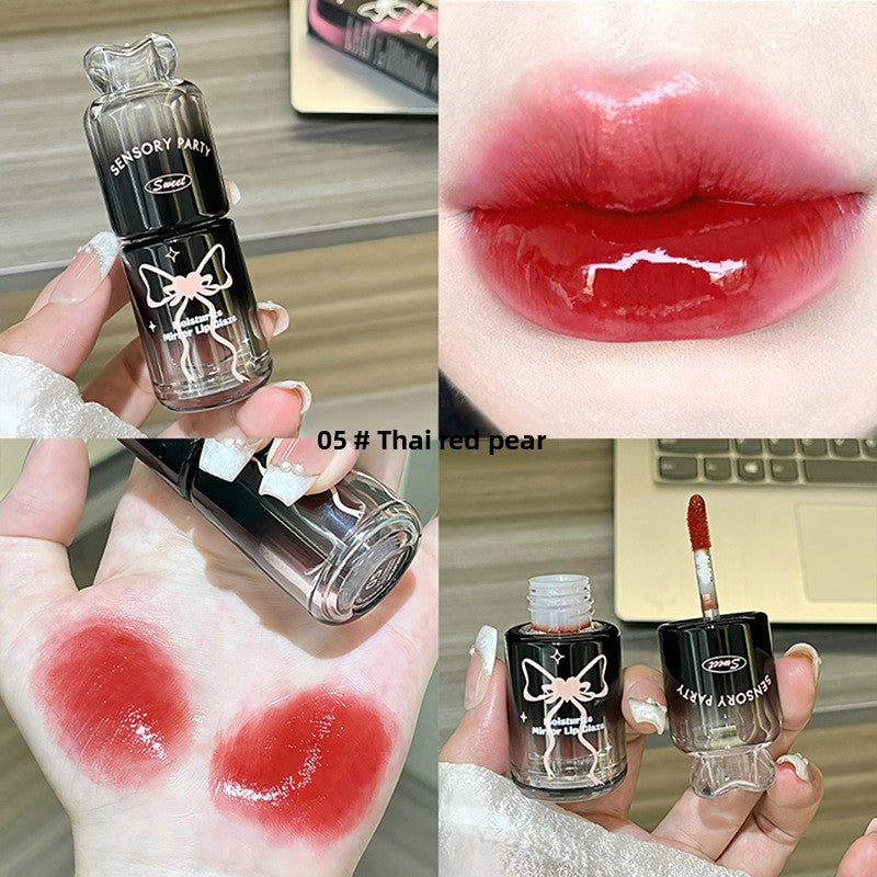 Mirror Lip Glaze Moisturizing Easy-to-Color Lip Gloss teemdrop
