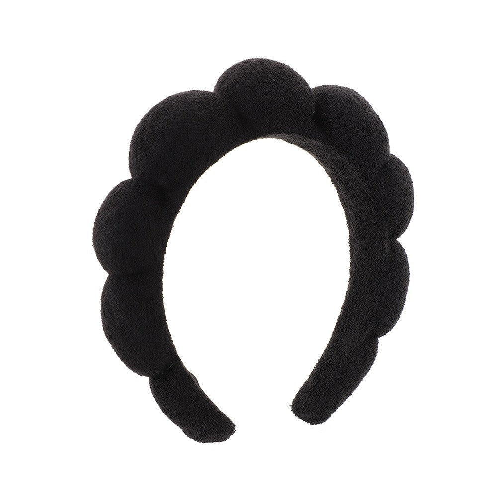 Lady's velvet sponge hairband teemdrop