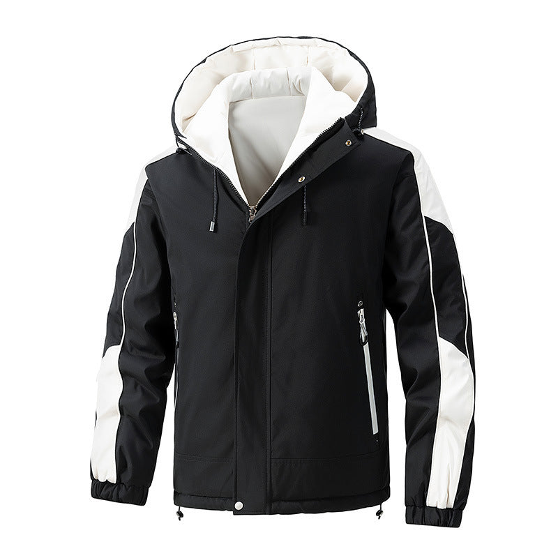 Double-layer cotton clothes for autumn and winter teemdrop