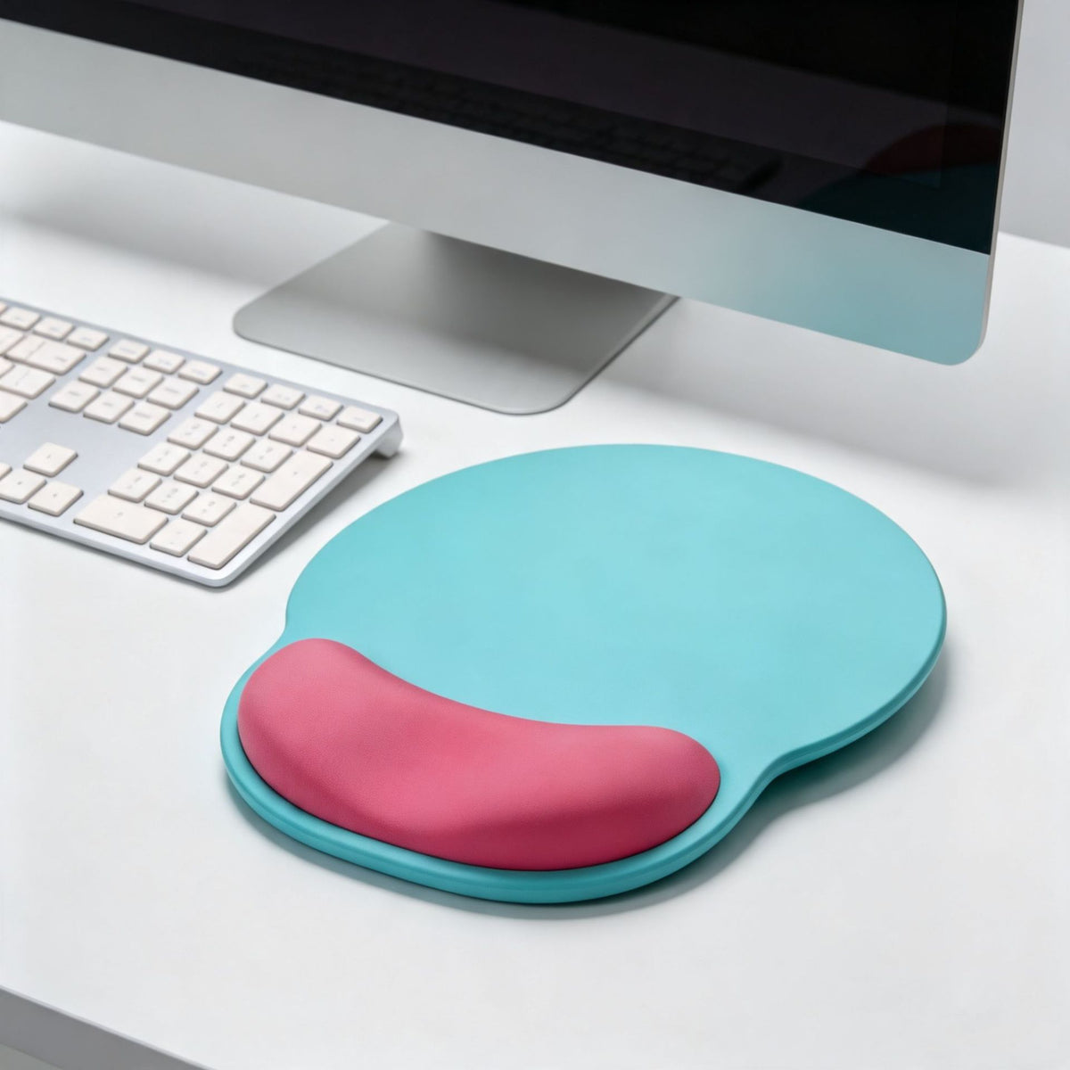 Gradient Wrist Support Mouse Pad Office Desk Mat