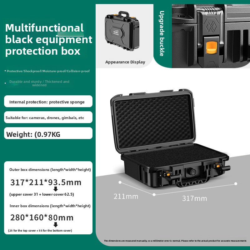 Portable Protective Equipment Case with Foam Insert Storage Organizer teemdrop