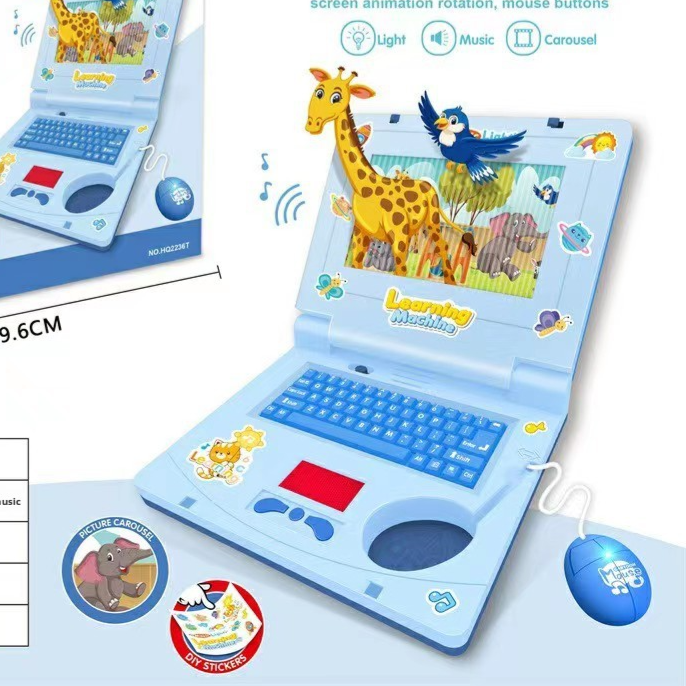 Simulation Notebook with Lights and Music for Early Learning