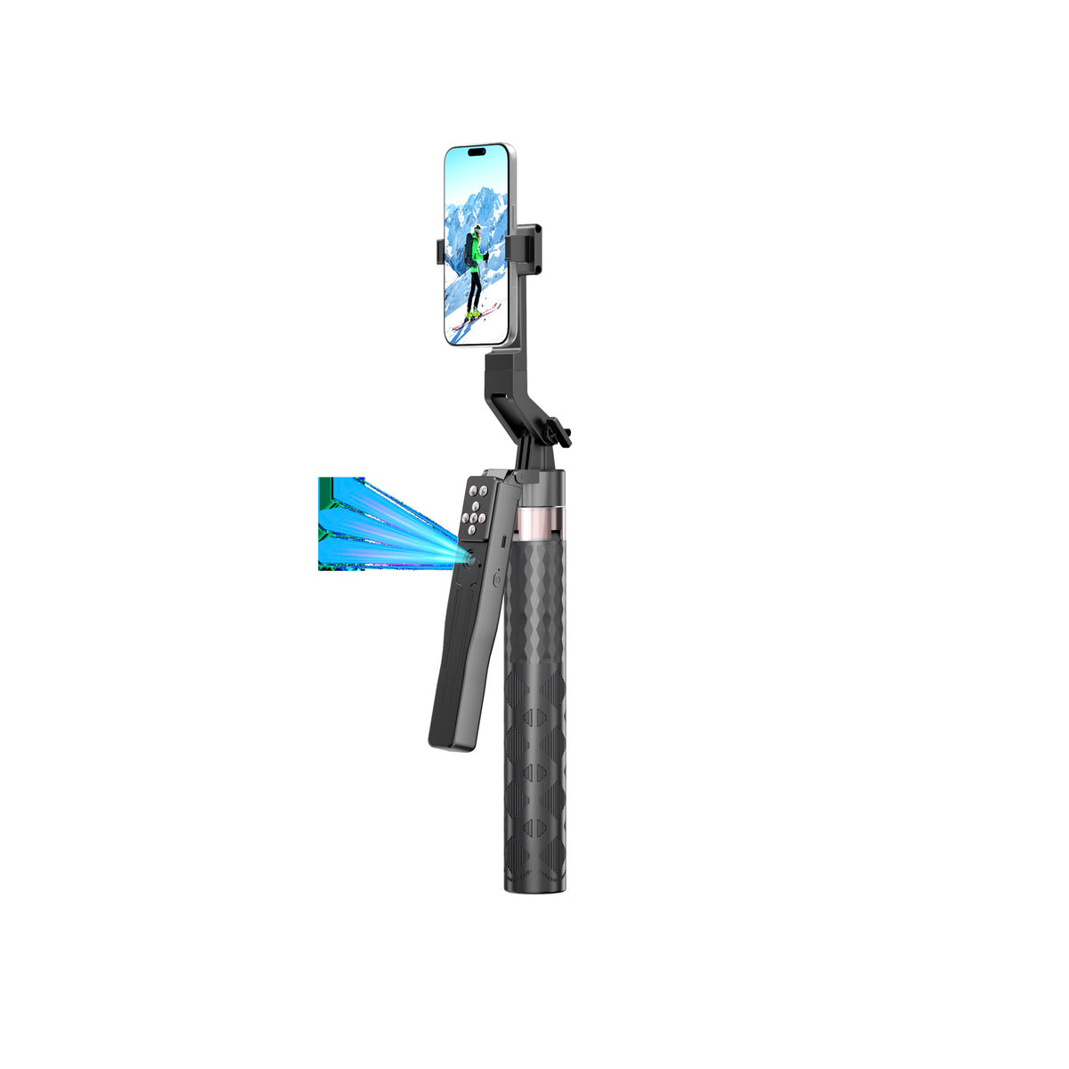 2026 New AI Gimbal 360� Auto Tracking Portable Selfie Stick teemdrop