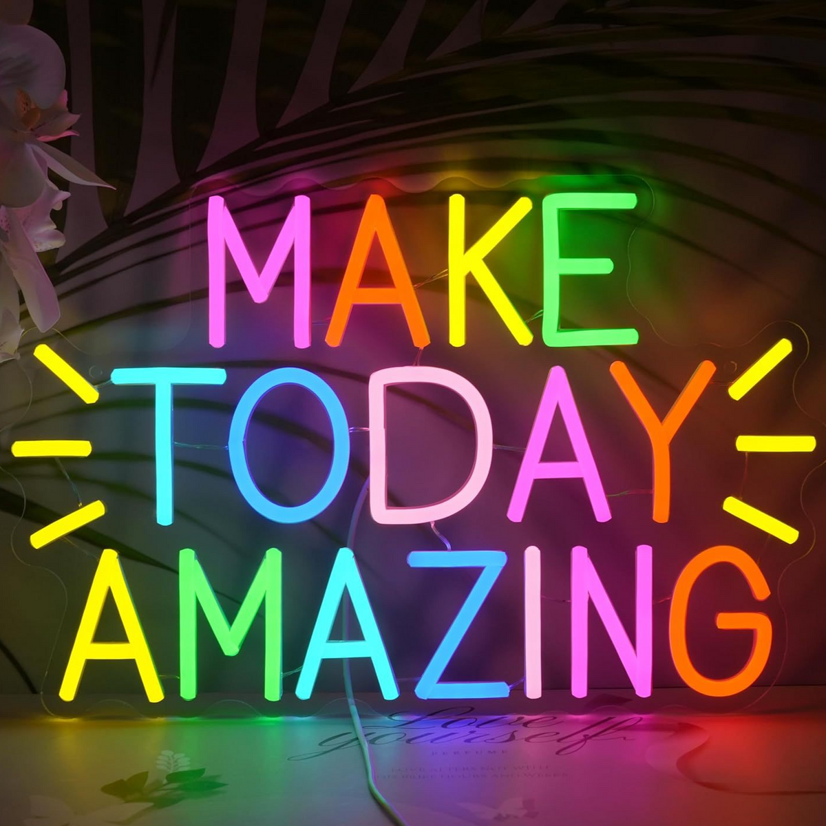 LED Neon Sign Wall Decor Acrylic Light teemdrop