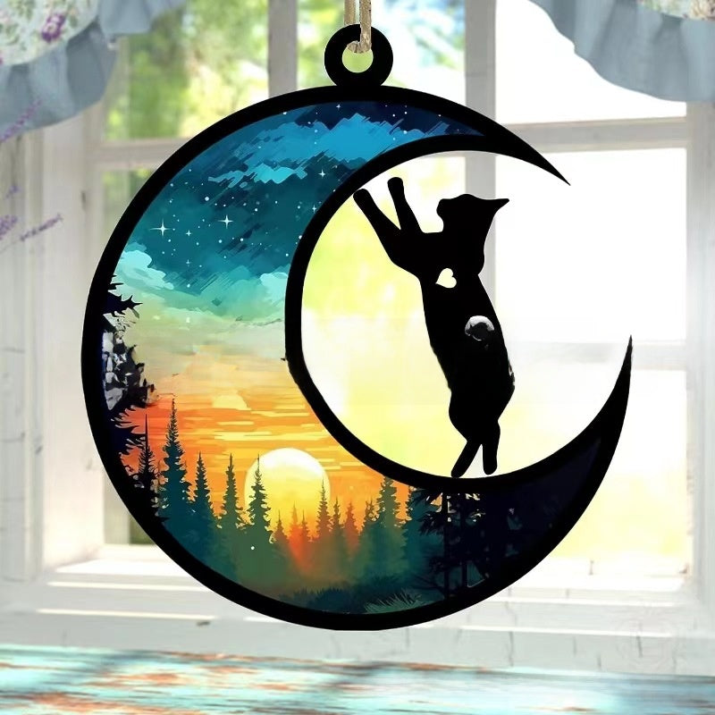 Dog Cat Window Hanging Ornament Personalized Gift