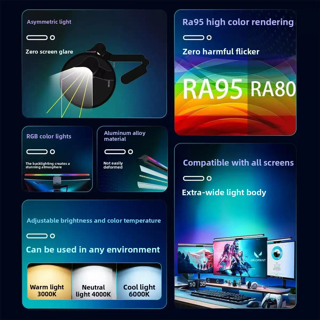 Smart eye-care lamp teemdrop