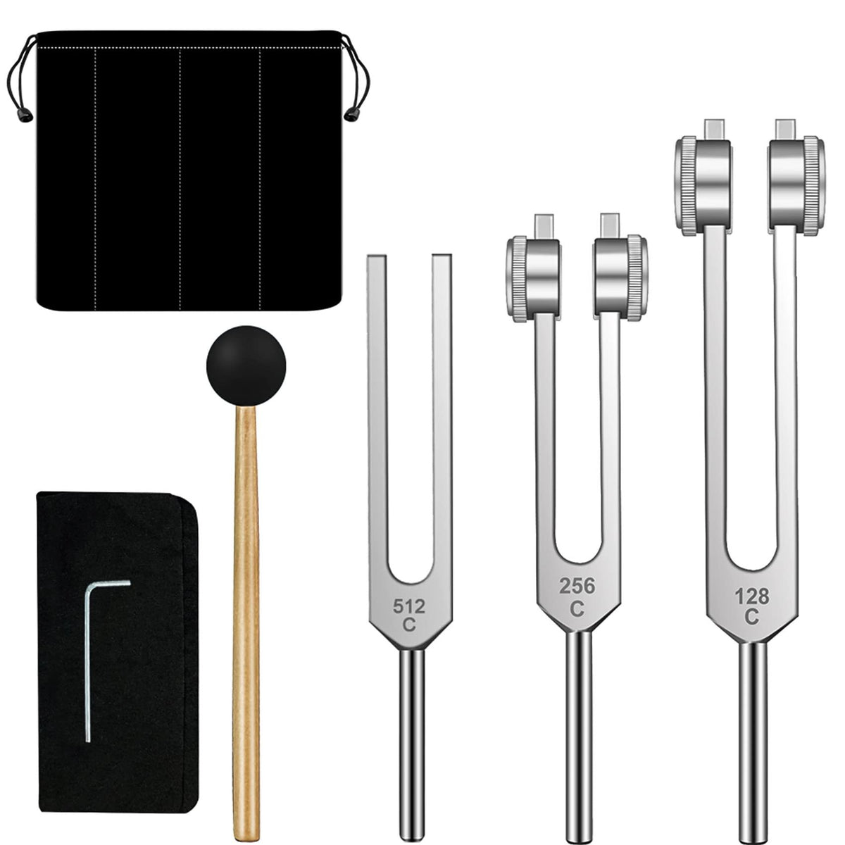 Ear pick tool - tuning fork